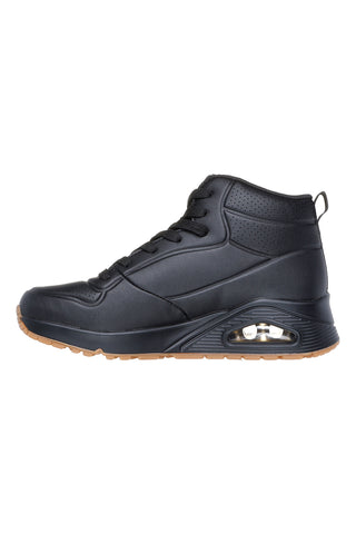 Črni superge Mid-Cut Skechers Uno Stand High