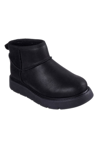 Črni gležnarji s kožuhom Skechers Keepsakes Lite - Snowbird
