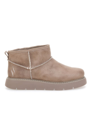 Bež gležnarji s kožuhom Skechers Keepsakes Lite - Snowbird