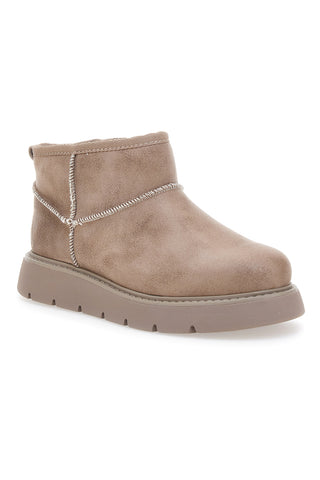 Bež gležnarji s kožuhom Skechers Keepsakes Lite - Snowbird