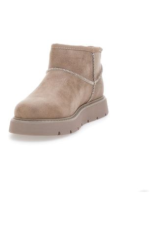 Bež gležnarji s kožuhom Skechers Keepsakes Lite - Snowbird