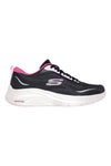 Črni in roza veganski športni copati Skechers Vapor Foam - Smooth Ride