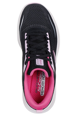 Črni in roza veganski športni copati Skechers Vapor Foam - Smooth Ride