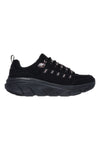 Črni superge z bleščečimi detajli SKECHERS D'LUX WALKER 2.0 GOLDEN STEP