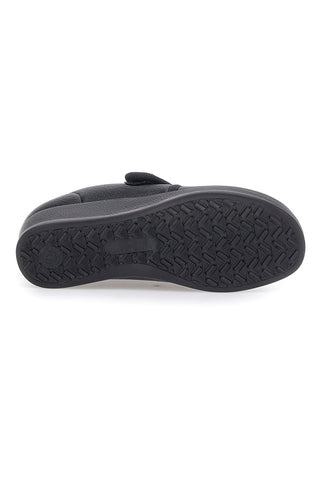 Črne zaprte copate z velcro zaponko FLY FLOT 38862
