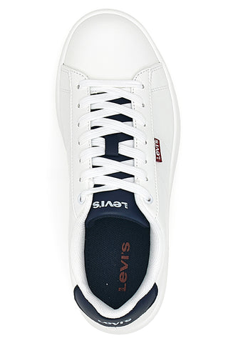 Bele superge z modrimi detajli Levi's Vave0201S