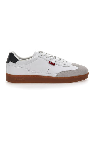 Bele superge z vezalkami LEVI'S JACKSON