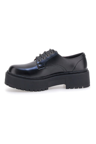 Črni čevlji z vezalkami in platformo LEVI'S PRINCE BOLD