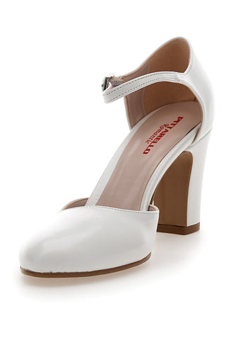 Bele čevlje s peto 8 cm Pittarello Romantic 2569