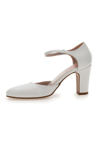 Bele čevlje s peto 8 cm Pittarello Romantic 2569