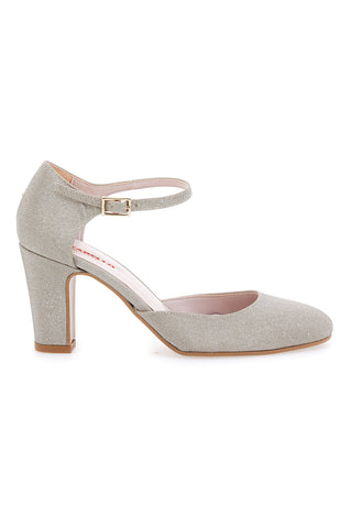 Décolleté Platino Pet 8 cm Pittarello Romantic 2569