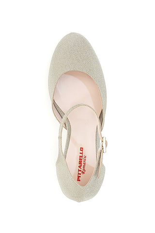 Décolleté Platino Pet 8 cm Pittarello Romantic 2569
