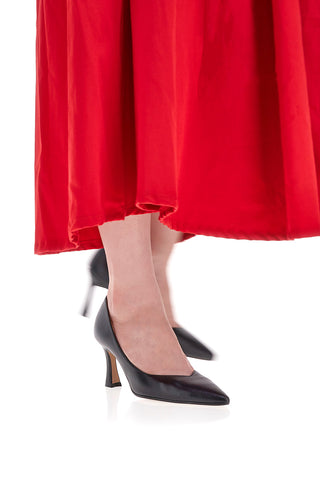 Črne čevlje z 8 cm peto Made in Italy Pittarello 3354