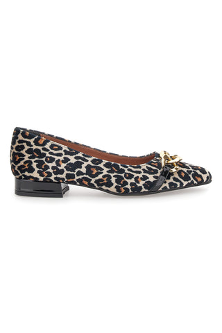 Leopardaste balerinke z ozkim noskom PITTARELLO GLAM 3502
