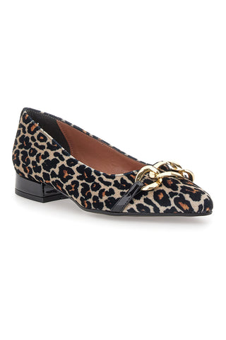 Leopardaste balerinke z ozkim noskom PITTARELLO GLAM 3502