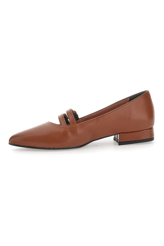 Rjave balerinke s trakovi PITTARELLO GLAM 3664