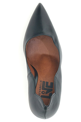 Črne mat čevlje z 11 cm peto, izdelane v Italiji, Pittarello Love 3478