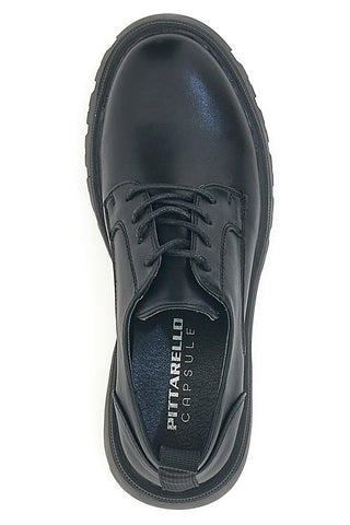 Črni čevlji z vezalkami PITTARELLO CAPSULE 24122 008