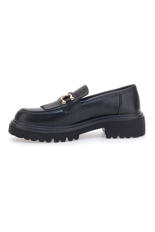 Črni mokasini z resami PITTARELLO CAPSULE 24179007