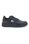 Črni športni copati TOMMY JEANS RETRO BASKET ESS