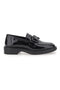 Črni lakasti mokasini PITTARELLO CAPSULE 24175001