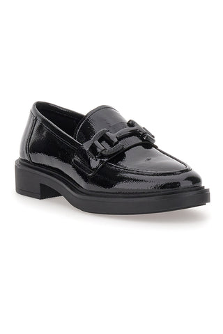 Črni lakasti mokasini PITTARELLO CAPSULE 24175001