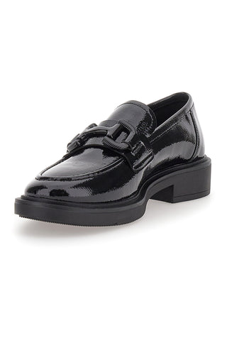 Črni lakasti mokasini PITTARELLO CAPSULE 24175001