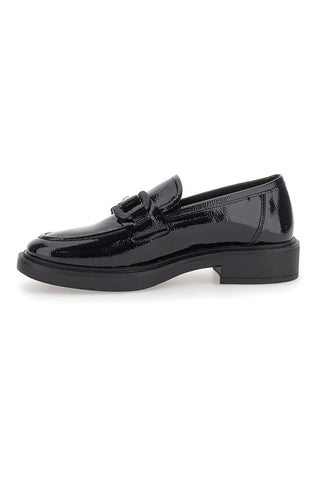 Črni lakasti mokasini PITTARELLO CAPSULE 24175001
