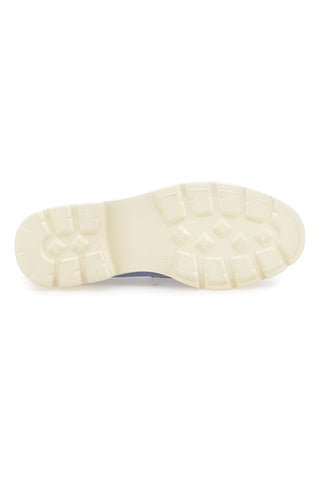 Modri mokasini z belo podplatom LE HAVRE PARIS BL602915