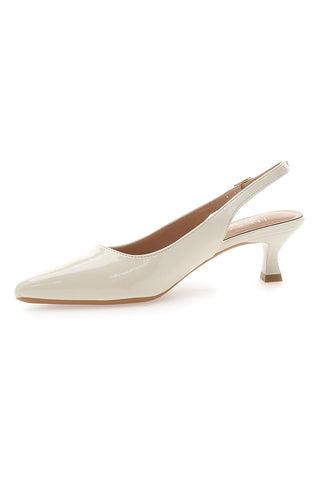 Bež lakaste čevlje Slingback MON DIEU FDS246C