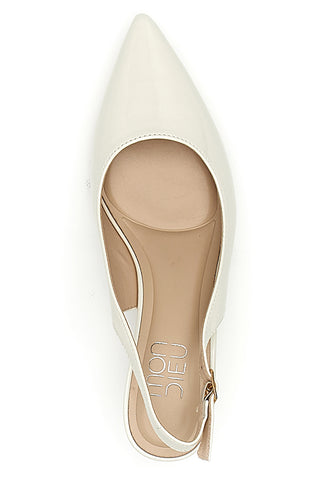 Bež lakaste čevlje Slingback MON DIEU FDS246C