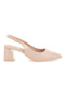 Décolleté Slingback Nude s peto in kromiranim detajlom Mon Dieu DQ50233
