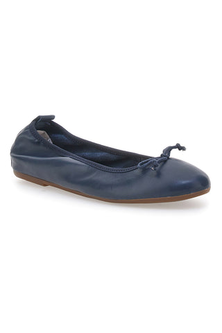 Modre balerinke iz pravega usnja Pittarello Look 818005