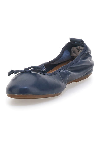 Modre balerinke iz pravega usnja Pittarello Look 818005