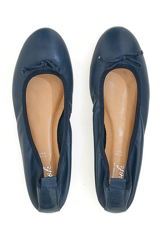 Modre balerinke iz pravega usnja Pittarello Look 818005
