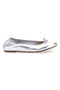 Srebrne balerinke iz pravega usnja Pittarello Look 818005