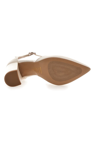 Décolleté Panna Con Cinturino e Tacco a Blocco PITTARELLO GLAM 2615