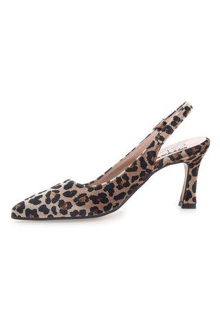 Leopardasti čevlji s srednjim petom PITTARELLO GLAM 2371