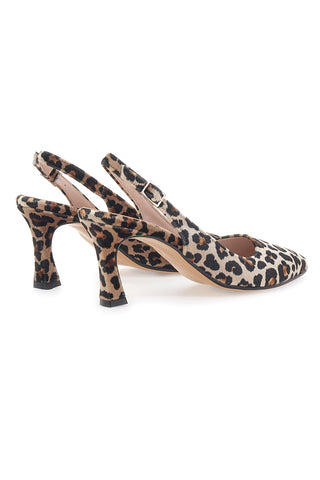 Leopardasti čevlji s srednjim petom PITTARELLO GLAM 2371