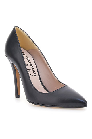 Črne čevlje z 10 cm visokim peto PITTARELLO GLAM 2423