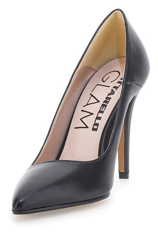 Črne čevlje z 10 cm visokim peto PITTARELLO GLAM 2423