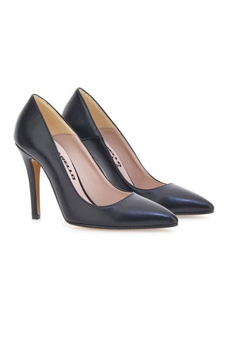 Črne čevlje z 10 cm visokim peto PITTARELLO GLAM 2423