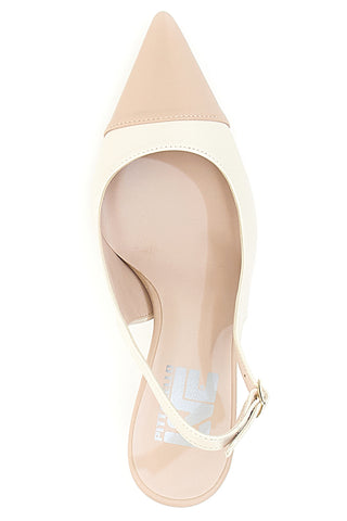 Čevlji slingback Nude Panna z Nude konico PITTARELLO LOVE 256