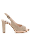 Décolleté Slingback Cipria Effetto Raso PITTARELLO LOVE 4477