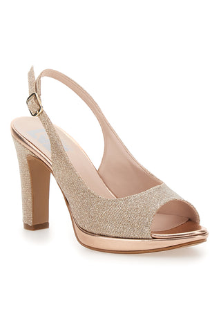 Décolleté Slingback Cipria Effetto Raso PITTARELLO LOVE 4477