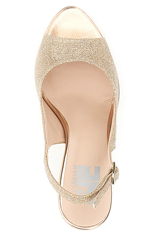 Décolleté Slingback Cipria Effetto Raso PITTARELLO LOVE 4477