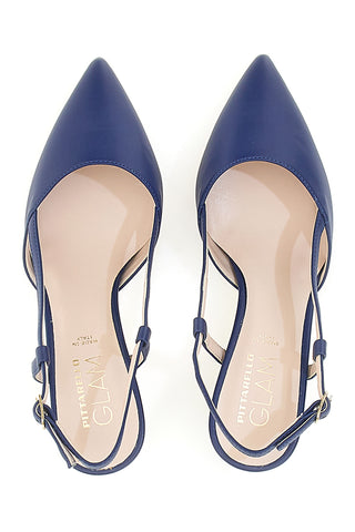 Décolleté Slingback Navy s srednjim peto PITTARELLO GLAM 3358