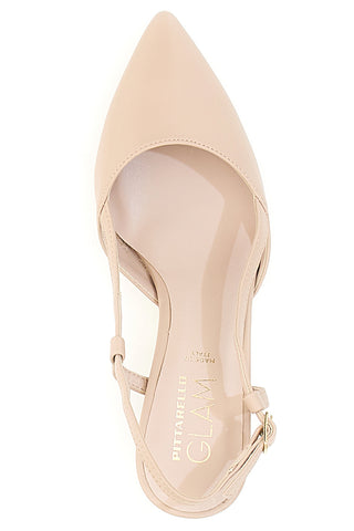Décolleté Slingback Nude s srednjim peto PITTARELLO GLAM 3358