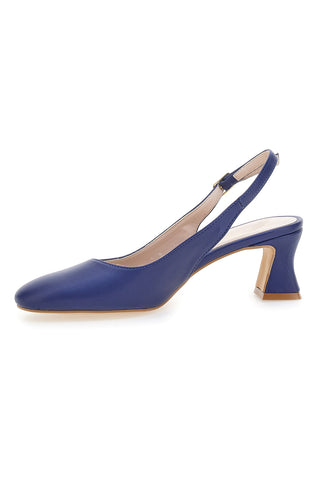 Čevlji Slingback Navy z nizkim petom PITTARELLO GLAM 3608