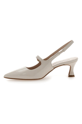 Décolleté Slingback Burro a Punta Effetto Vernice PITTARELLO P507